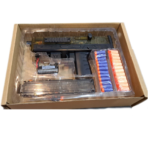 تفنگ اسباب بازی مسلسل یوزی شارژی تیر اسفنجی مدل YF871A -اسباب بازی